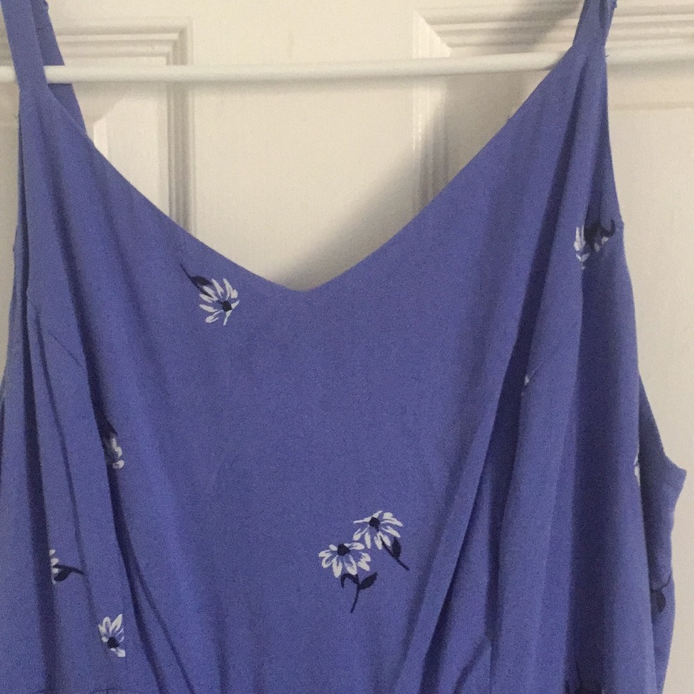 long detailed flower dress